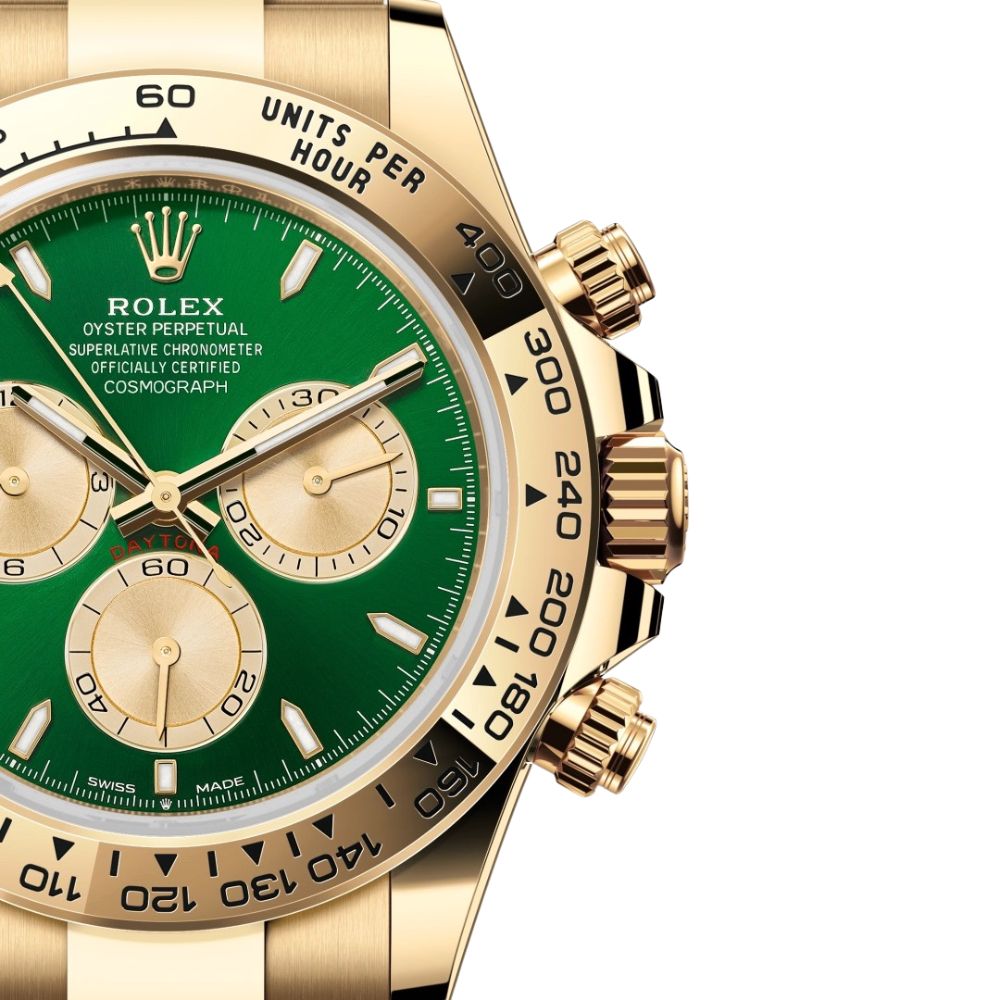 Rolex Daytona 126508 “Yellow Gold Green”